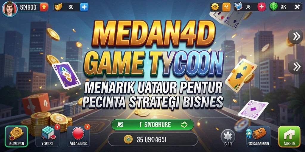 Tangkapan layar menunjukkan gameplay Tycoon yang seru dan mendebarkan.